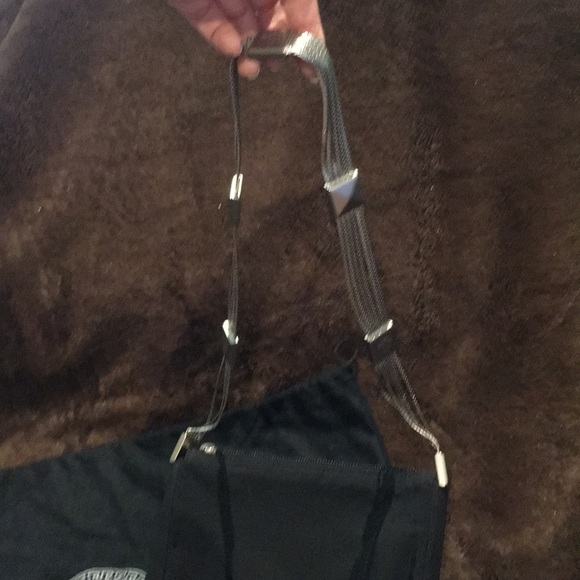 Original Gianni Versace black handbag.